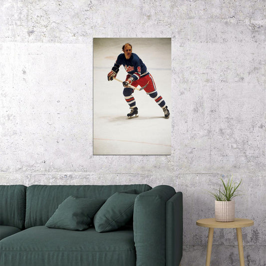 Bobby Hull Celebrity Ice Hockey Athlete Match Poster Wall Art Print Home Wall Decor - xonomax