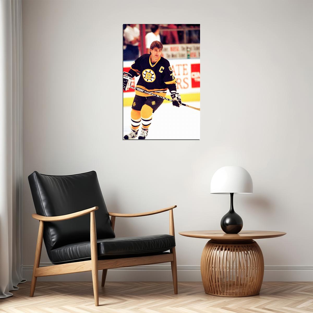 Ray Bourque Celebrity Ice Hockey Player Poster Wall Art Print Home Wall Decor - xonomax