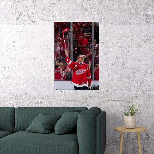 Steve Yzerman İce Hockey Player Style Poster Wall Art Print Home Wall Decor - xonomax