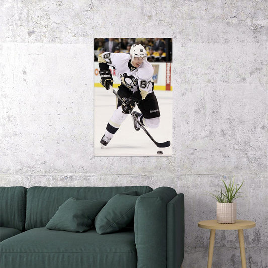Sidney Crosby Celebrity Ice Hockey Player Style Poster Wall Art Print Home Wall Decor - xonomax
