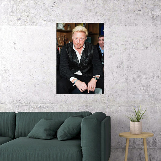 Boris Becker German Tennis Player Tennis Match Poster Wall Art Print Home Wall Decor - xonomax