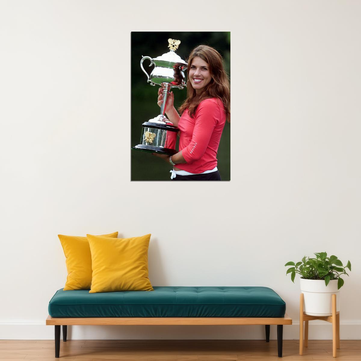Jennifer Capriati American Tennis Player Poster Wall Art Print Home Wall Decor