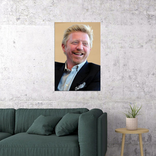 Boris Becker German Male Tennis Player Sports Poster Wall Art Print Home Wall Decor - xonomax