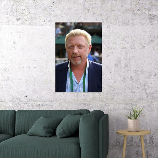 Boris Becker Celebrity German Tennis Match Poster Wall Art Print Home Wall Decor - xonomax