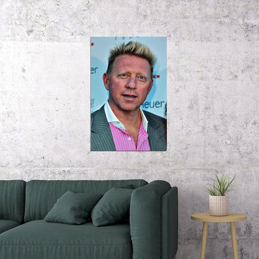Boris Becker Celebrity German Tennis Player Poster Wall Art Print Home Wall Decor - xonomax
