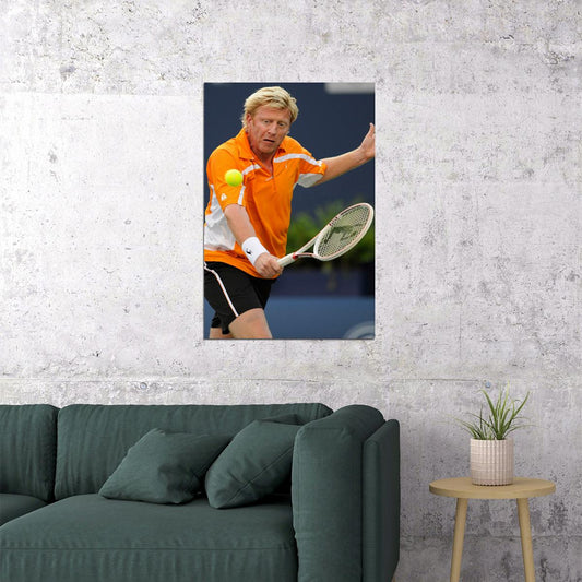 Boris Becker German Tennis Player Sports Poster Wall Art Print Home Wall Decor - xonomax