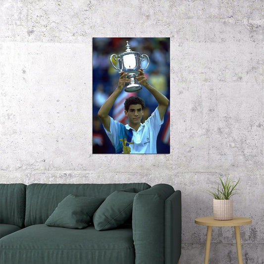 Pete Sampras American Tennis Player Sports Poster Wall Art Print Home Wall Decor - xonomax