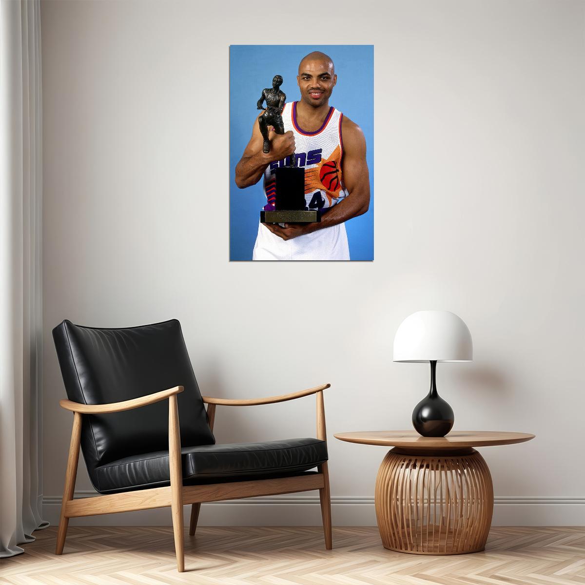 Charles Barkley American Basketball Player Poster Wall Art Print Home Wall Decor - xonomax