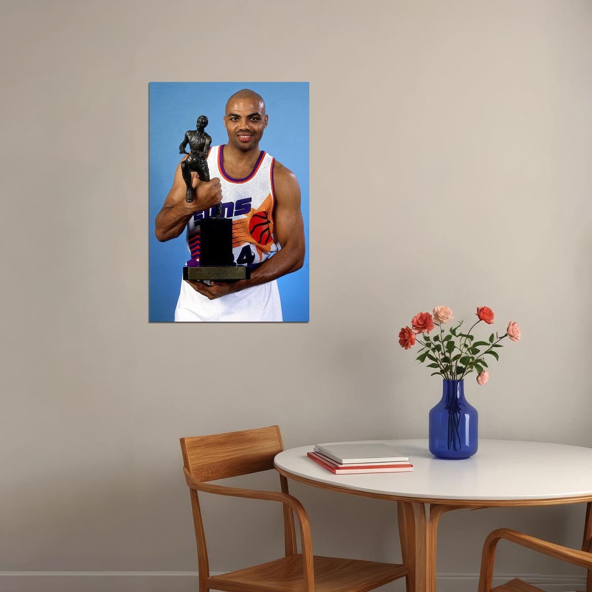 Charles Barkley American Basketball Player Poster Wall Art Print Home Wall Decor - xonomax