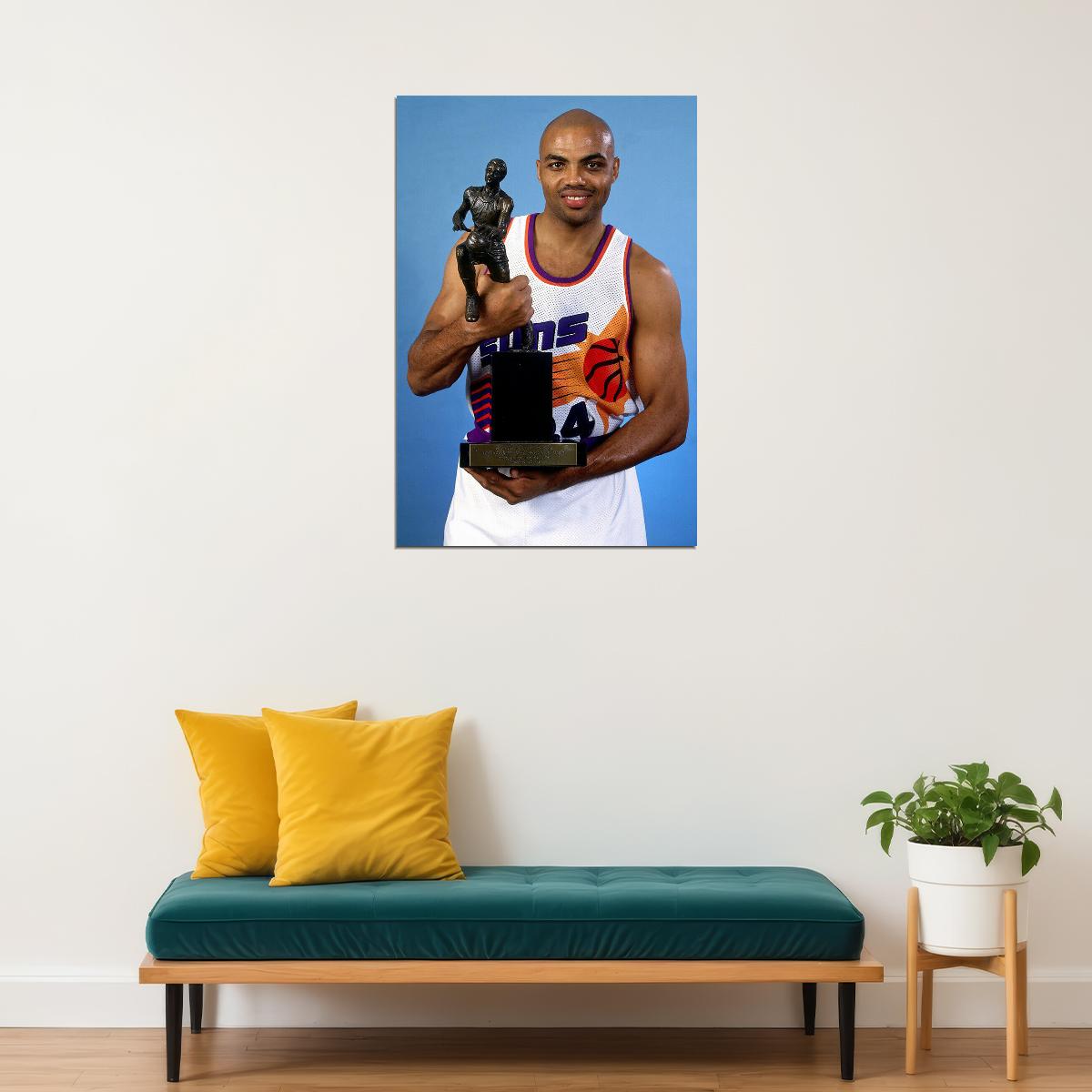 Charles Barkley American Basketball Player Poster Wall Art Print Home Wall Decor - xonomax