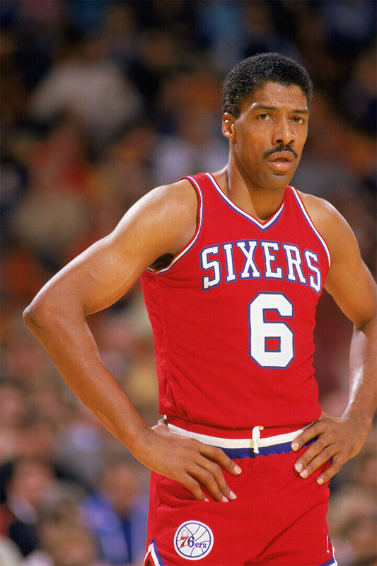 Dr J Julius Erving American Basketball Sports Poster Wall Art Print Home Wall Decor - xonomax