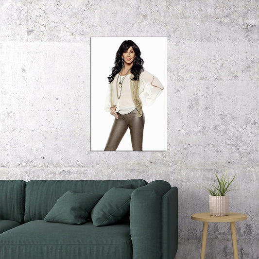 Cher 80s 90s Celebrity Music Singer Actress Poster Wall Art Print Home Wall Decor - xonomax