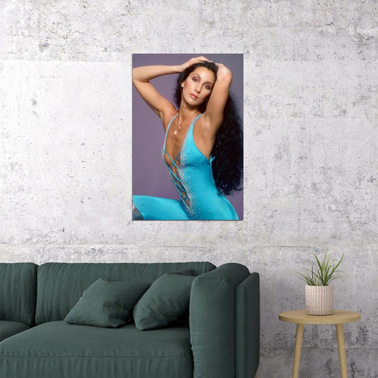 Cher 80s 90s Celebrity Singer Movie Actress Poster Wall Art Print Home Wall Decor - xonomax