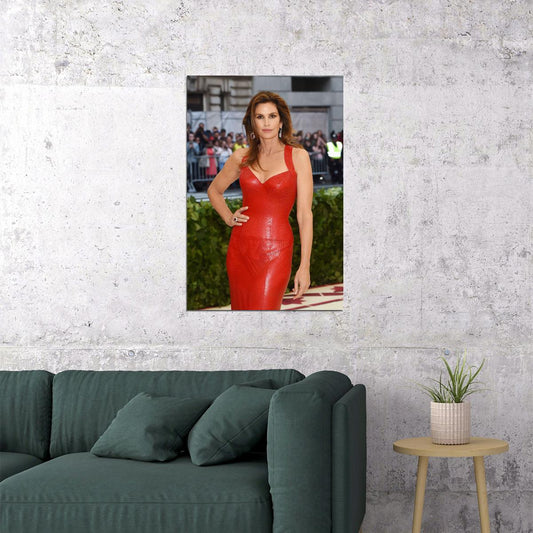 Cindy Crawford Cinema Actress Model Artist Poster Wall Art Print Home Wall Decor - xonomax