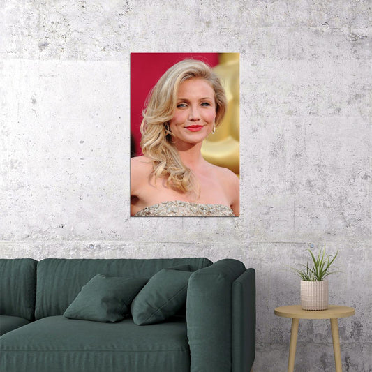 Cameron Diaz 80s 90s Tv Movie Actress Artist Poster Wall Art Print Home Wall Decor - xonomax