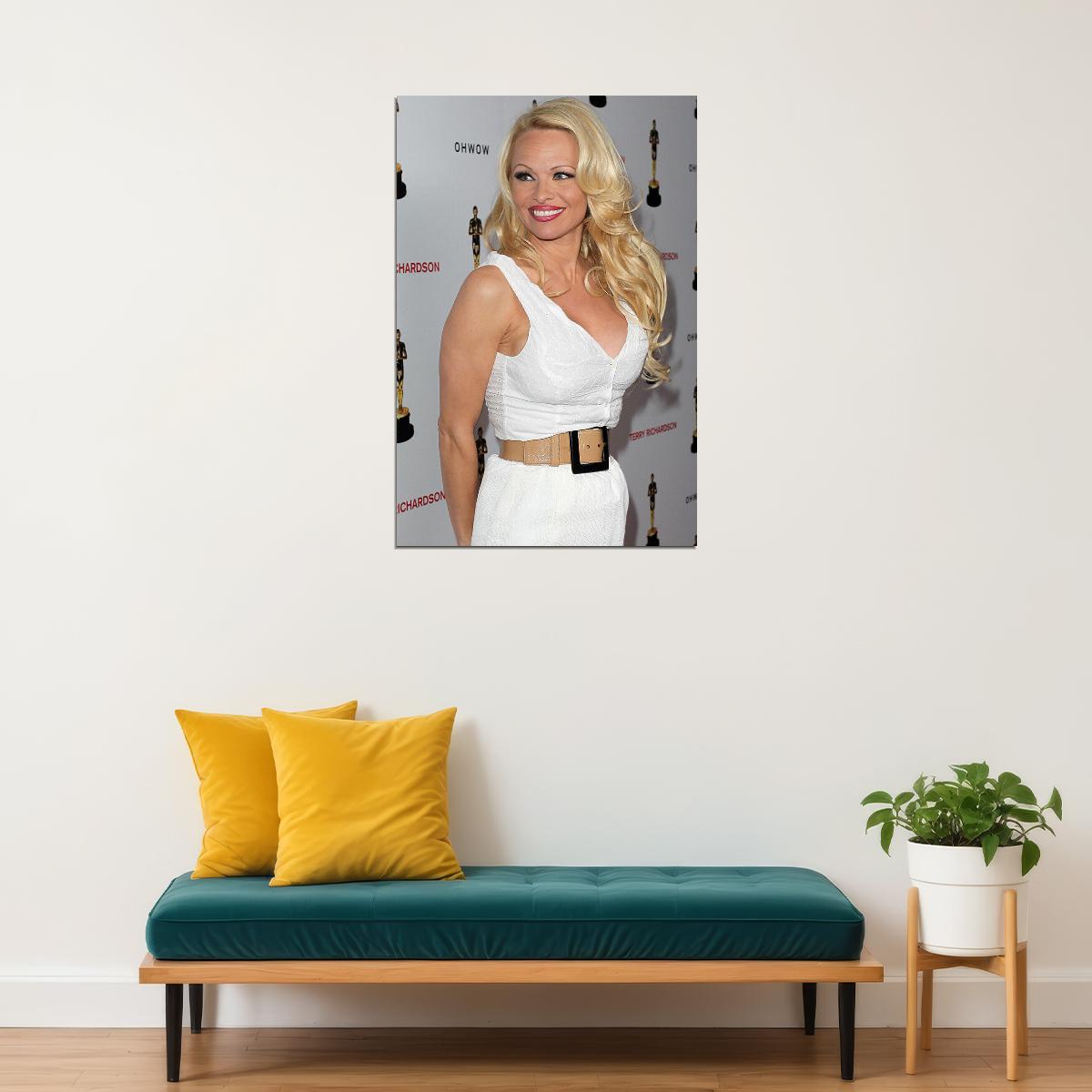 Pamela Anderson 80s 90s Movie Actor Beauty Model Poster Wall Art Print Home Wall Decor - xonomax