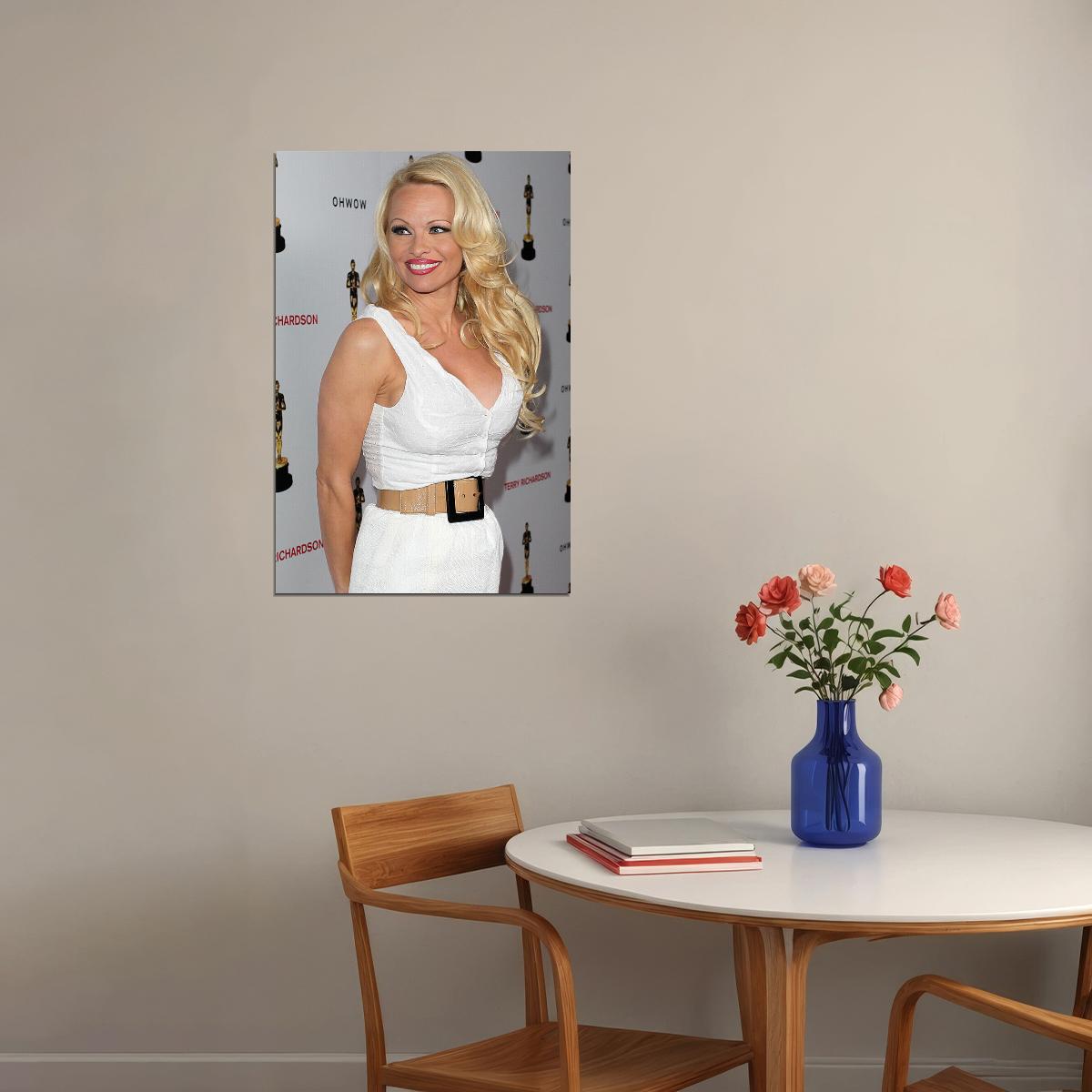 Pamela Anderson 80s 90s Movie Actor Beauty Model Poster Wall Art Print Home Wall Decor - xonomax
