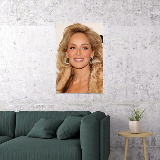 Sharon Stone Celebrity Cinema Actor Model Poster Wall Art Print Home Wall Decor - xonomax