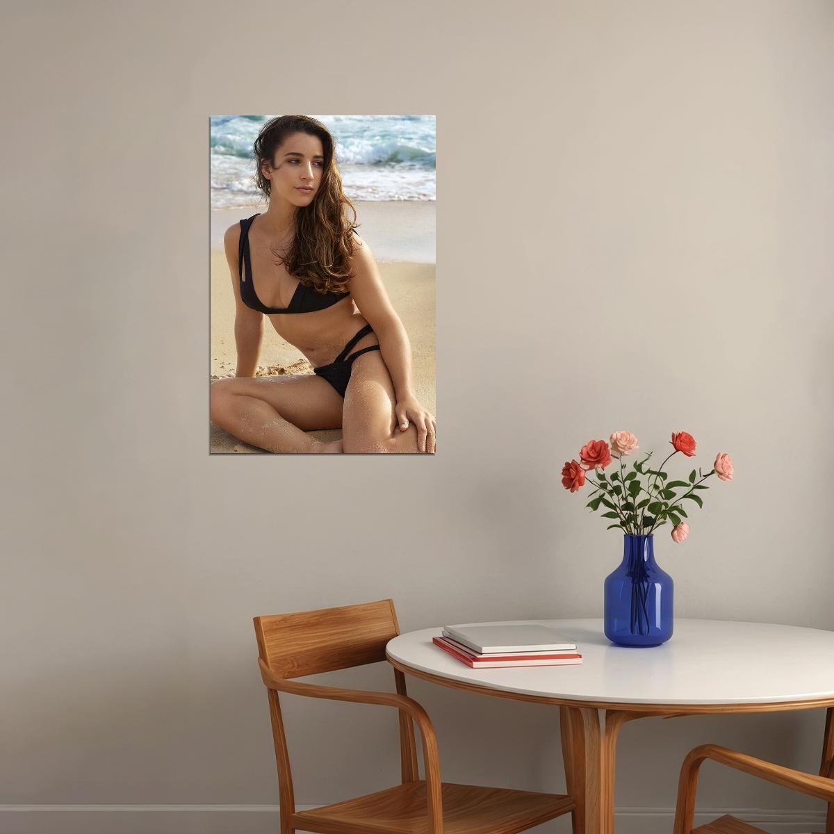 Aly Raisman Gymnastics Athlete Sports Poster Wall Art Print Home Wall Decor - xonomax