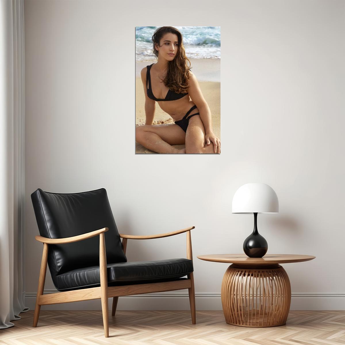 Aly Raisman Gymnastics Athlete Sports Poster Wall Art Print Home Wall Decor - xonomax