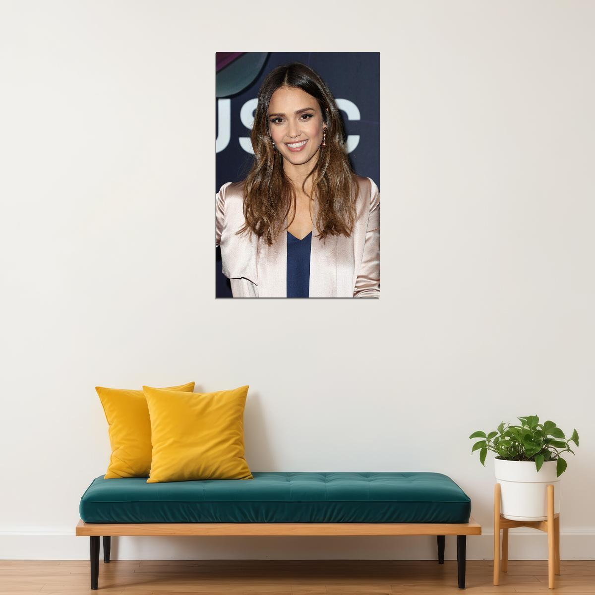 Jessica Alba Celebrity Cinema Actress Artist Poster Wall Art Print Home Wall Decor
