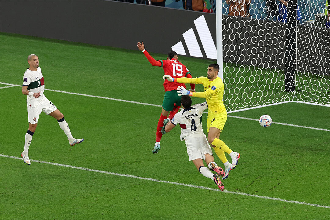 Youssef En Nesyri Goal Morocco World Cup Sport Poster Wall Art Print Home Wall Decor