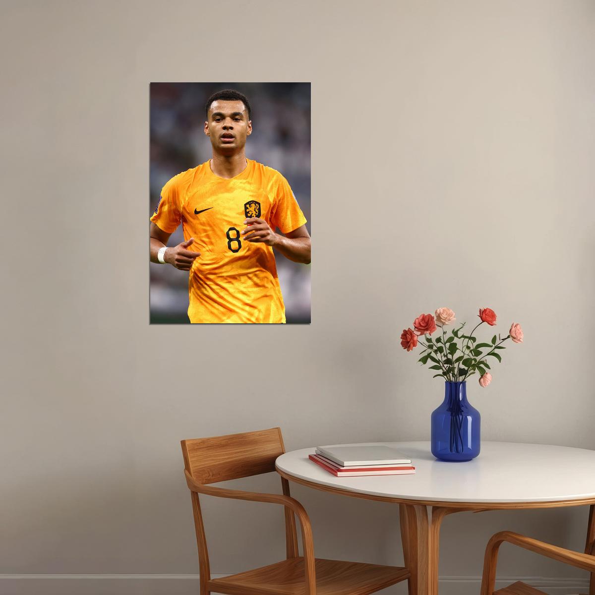 Cody Gakpo Netherlands National Team World Cup Poster Wall Art Print Home Wall Decor - xonomax