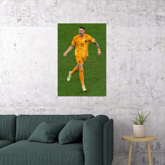 Wout Weghorst Goal Celebration Netherlands Gift Poster Wall Art Print Home Wall Decor - xonomax