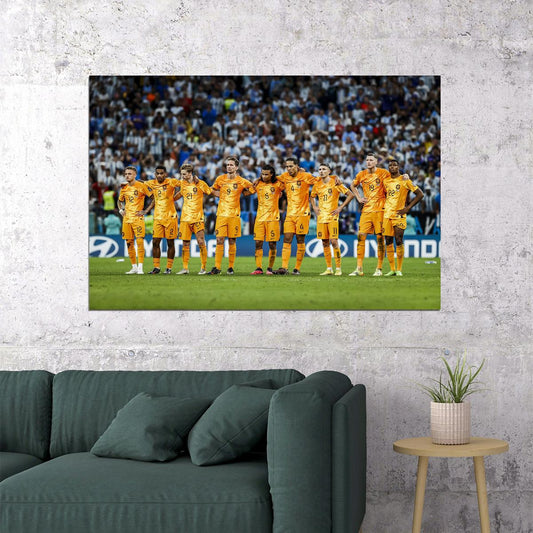 Netherlands National Football Team World Cup Fans Poster Wall Art Print Home Wall Decor - xonomax