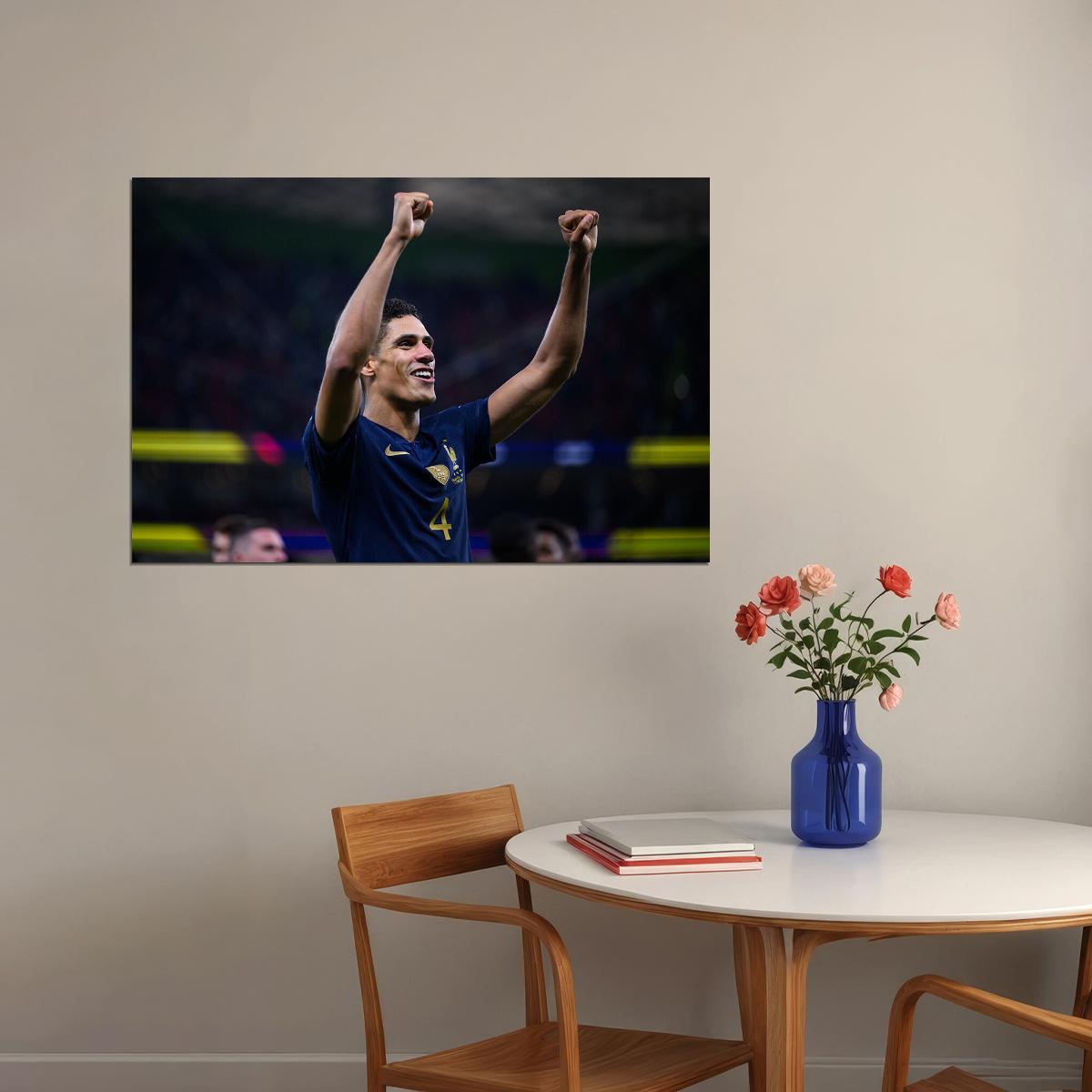 Raphael Varane France National Team World Cup Poster Wall Art Print Home Wall Decor - xonomax
