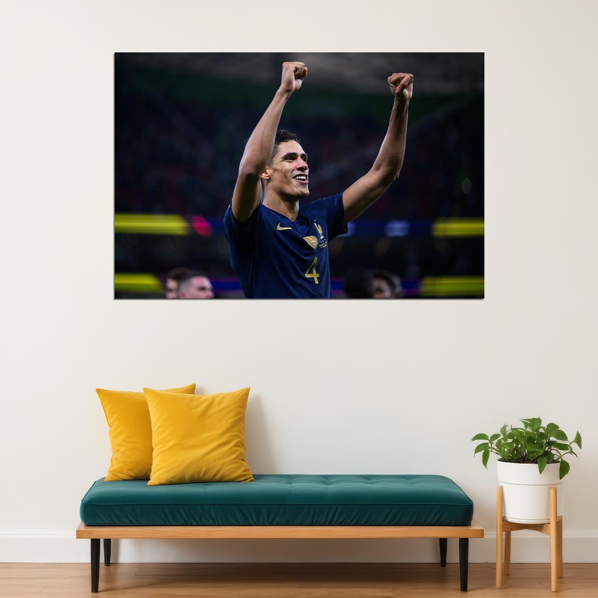 Raphael Varane France National Team World Cup Poster Wall Art Print Home Wall Decor - xonomax