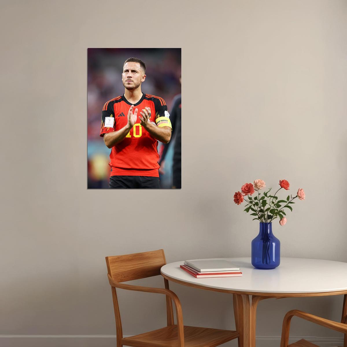 Eden Hazard Belgium National Team World Cup Poster Wall Art Print Home Wall Decor - xonomax
