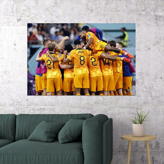 Netherlands National Football Team World Cup Poster Wall Art Print Home Wall Decor - xonomax