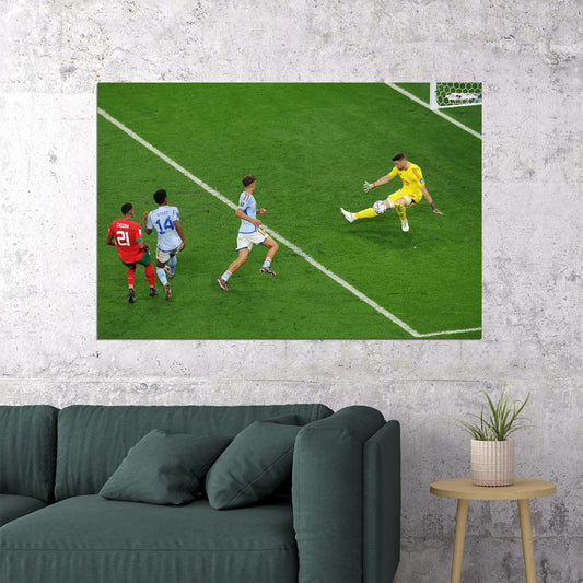 Unai Simon Spain National Team World Cup Poster Wall Art Print Home Wall Decor - xonomax