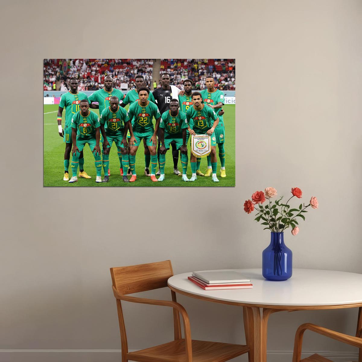 Senegal National Football Team World Cup Poster Wall Art Print Home Wall Decor