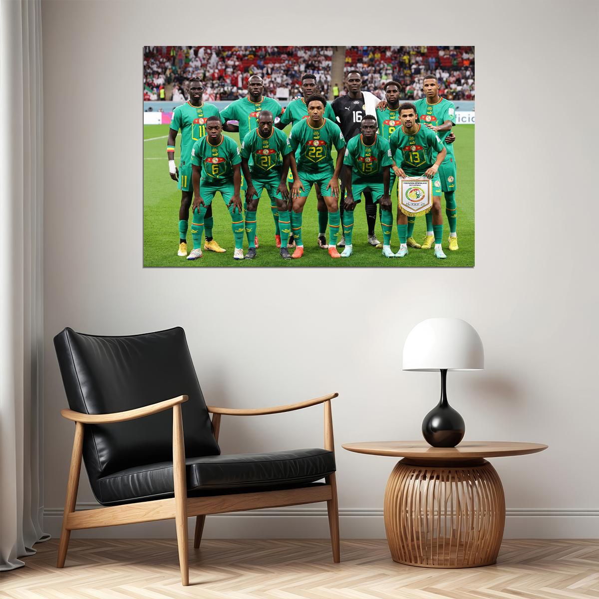 Senegal National Football Team World Cup Poster Wall Art Print Home Wall Decor