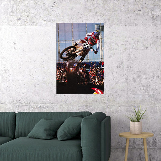 Damon Bradshaw Motorcycle Cross Country Star Poster Wall Art Print Home Wall Decor - xonomax