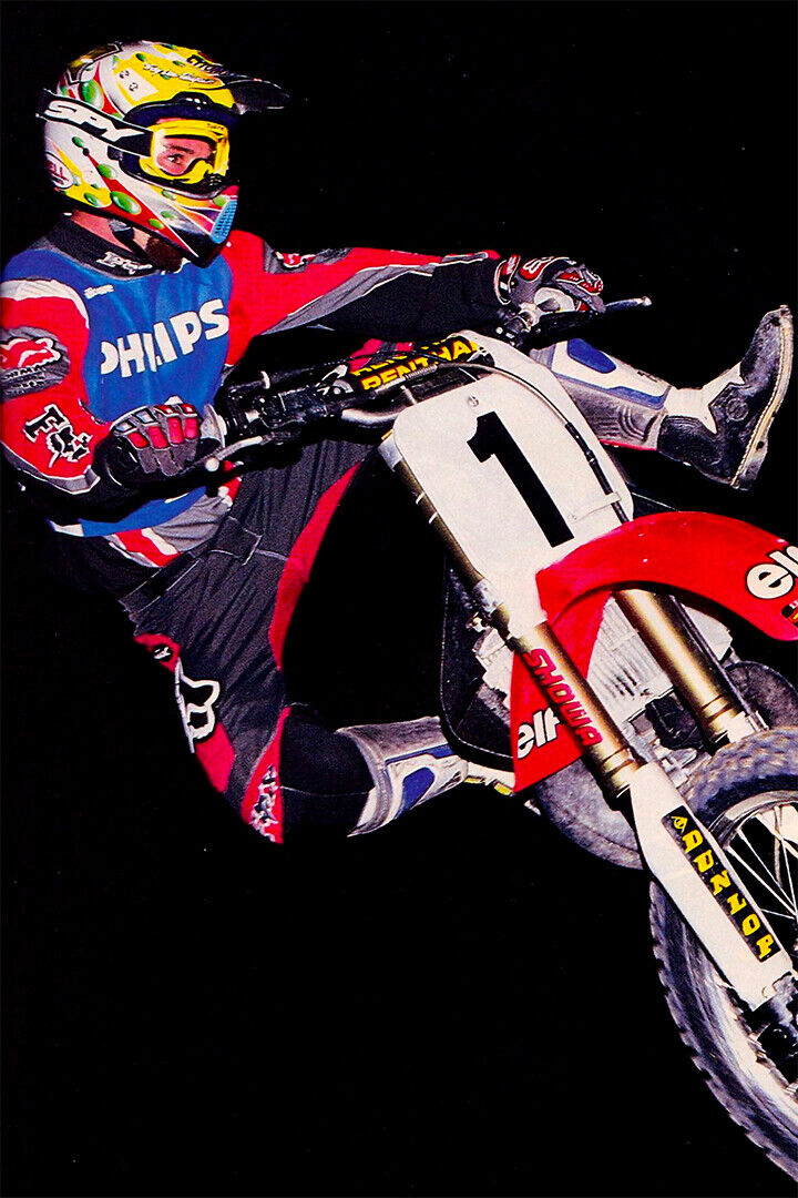 Jeremy Mcgrath Motorcycle Cross Country Idol Poster Wall Art Print Home Wall Decor
