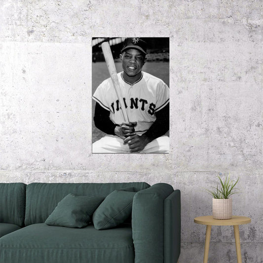 Willie Mays The Catch Baseball Sports Star Poster Wall Art Print Home Wall Decor - xonomax