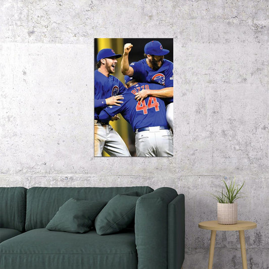 Chicago Cubs American Baseball Team Match Poster Wall Art Print Home Wall Decor - xonomax