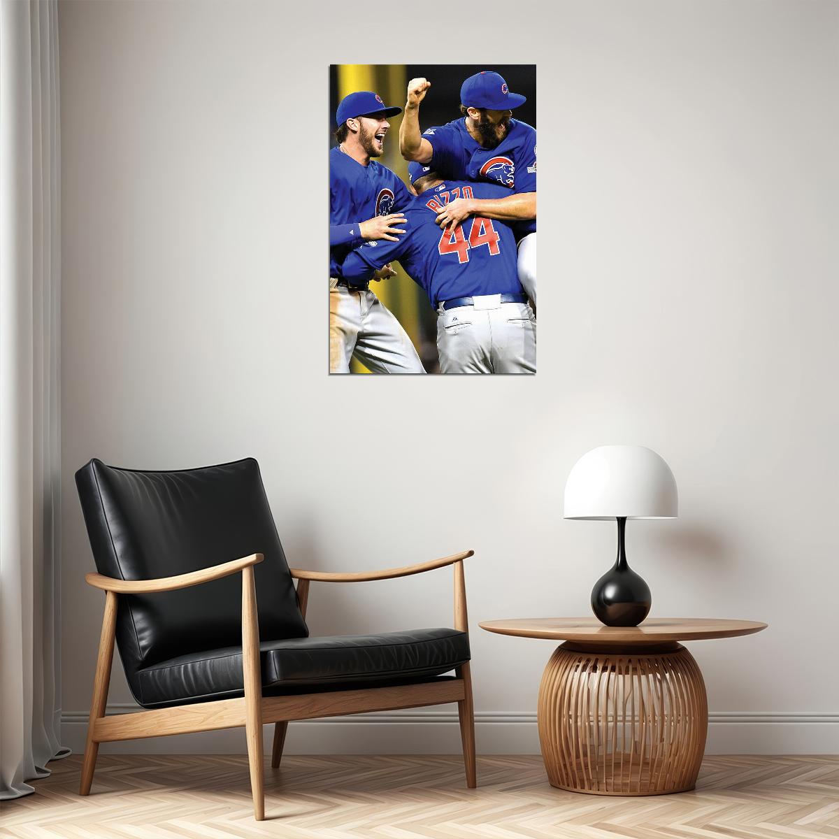 Chicago Cubs American Baseball Team Match Poster Wall Art Print Home Wall Decor - xonomax