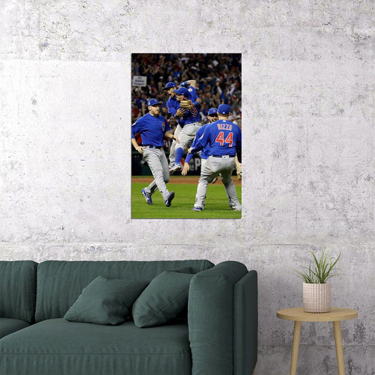 Chicago Cubs American Baseball Team Sports Poster Wall Art Print Home Wall Decor - xonomax