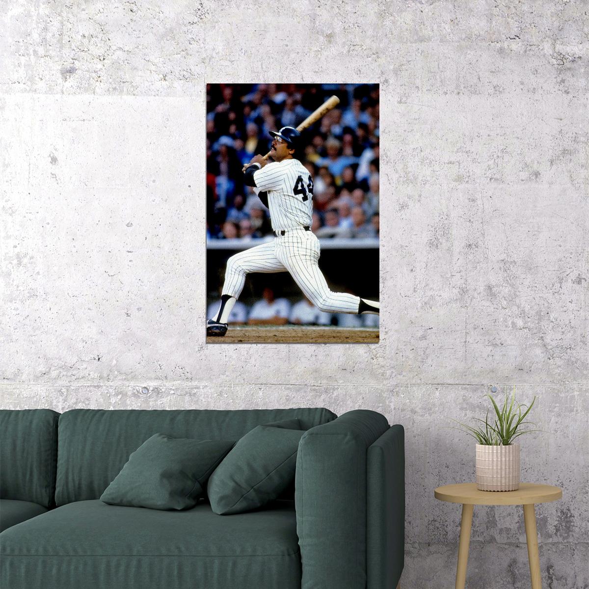 Reggie Jackson Mr October Baseball Star Poster Wall Art Print Home Wall Decor - xonomax