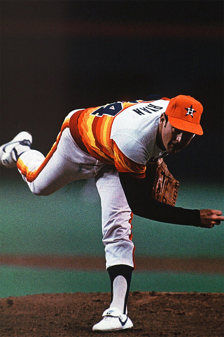 Nolan Ryan American Baseball Player Star Poster Wall Art Print Home Wall Decor - xonomax