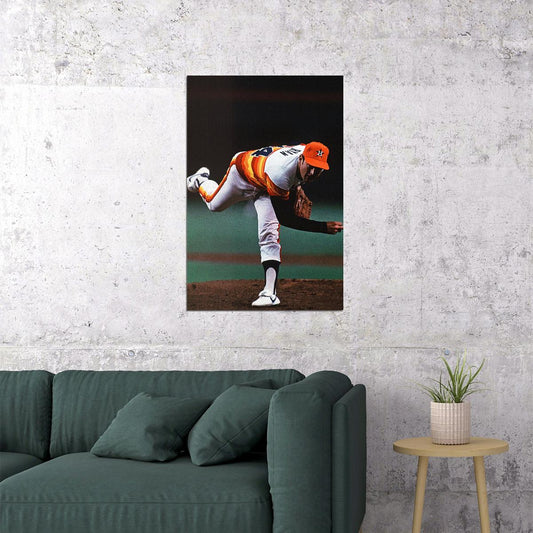 Nolan Ryan American Baseball Player Star Poster Wall Art Print Home Wall Decor - xonomax
