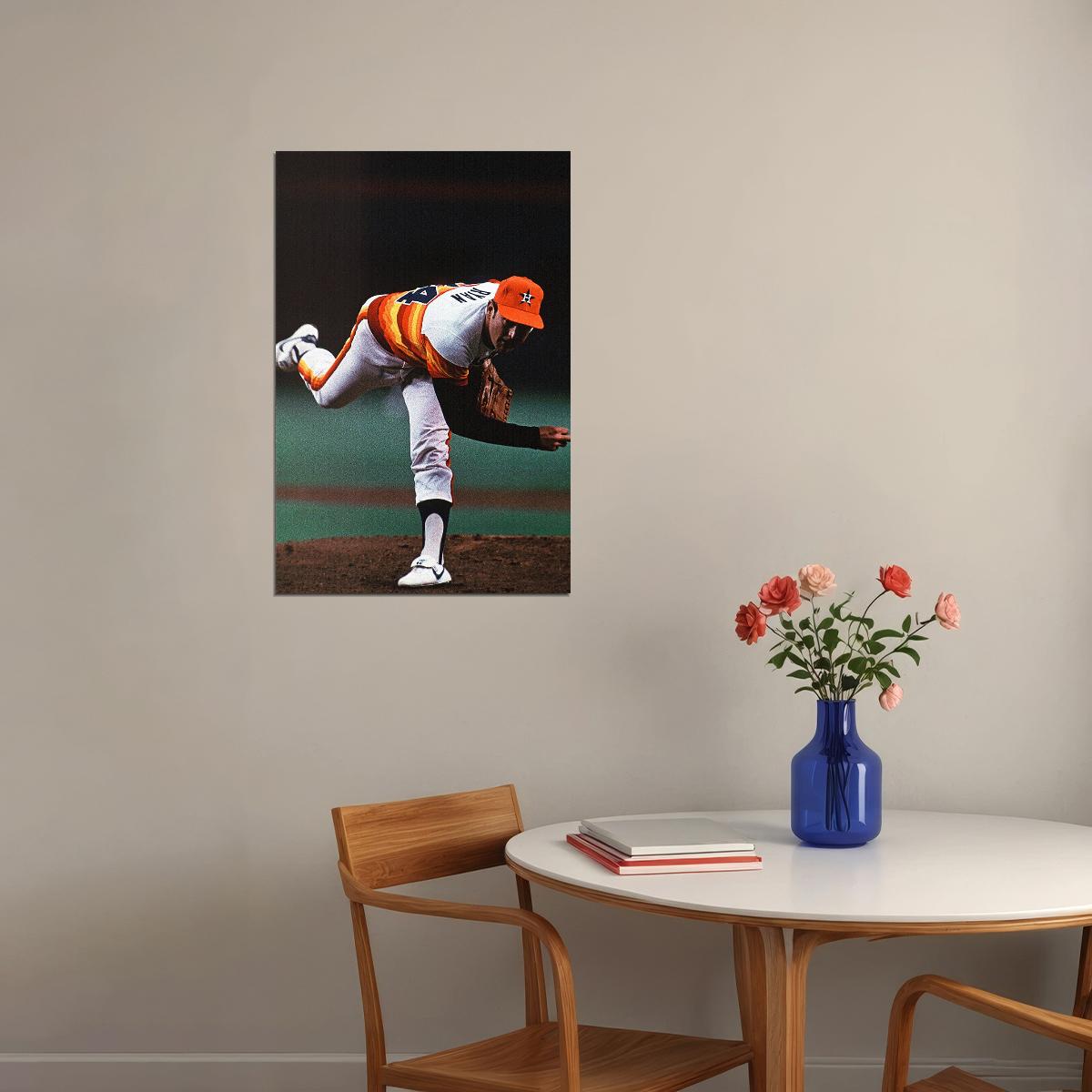 Nolan Ryan American Baseball Player Star Poster Wall Art Print Home Wall Decor - xonomax
