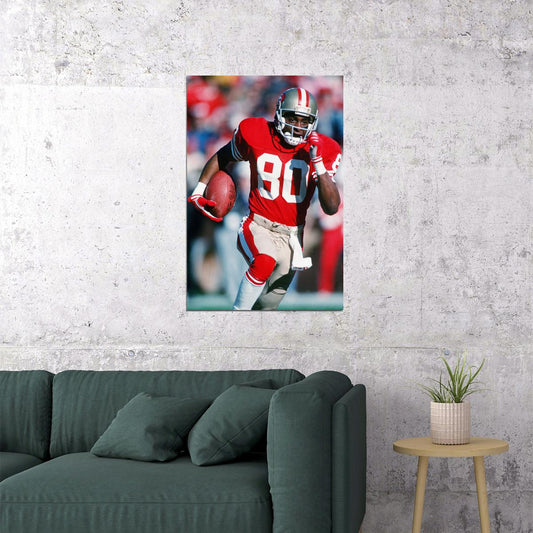 Jerry Rice American Football Player Star Poster Wall Art Print Home Wall Decor - xonomax