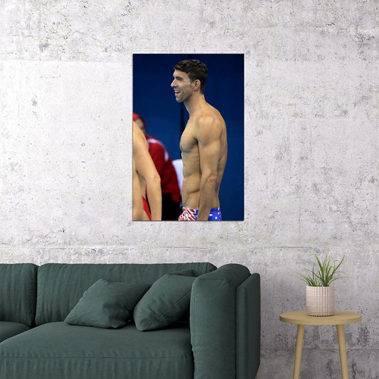 Michael Phelps Swimming Champion Star Poster Wall Art Print Home Wall Decor - xonomax