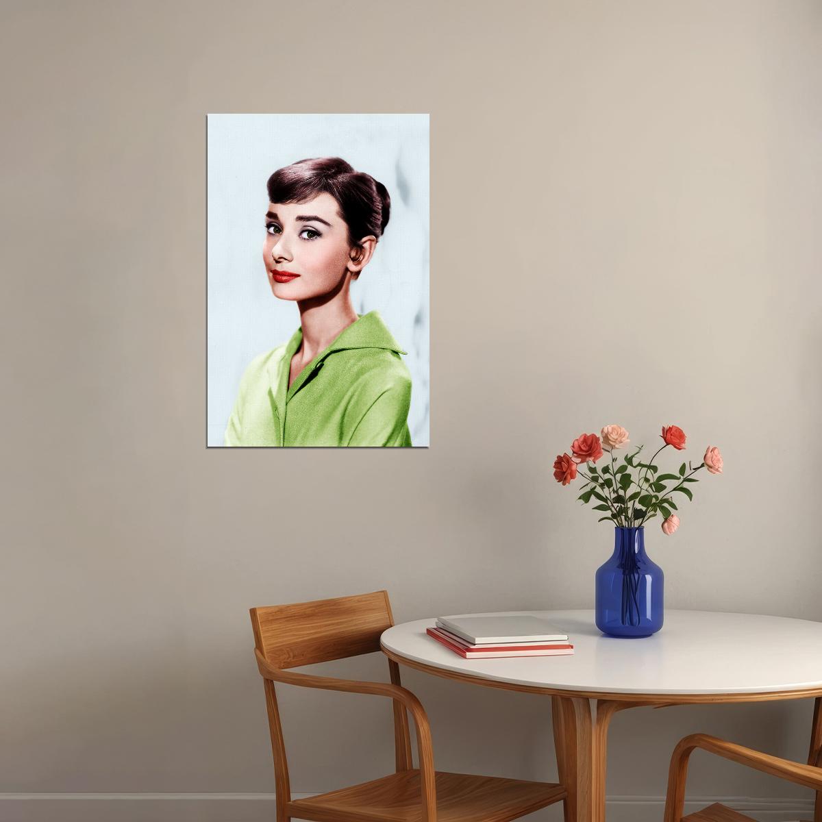 Audrey Hepburn Celebrity Tv Series Actress Star Poster Wall Art Print Home Wall Decor - xonomax