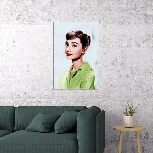 Audrey Hepburn Celebrity Tv Series Actress Star Poster Wall Art Print Home Wall Decor - xonomax